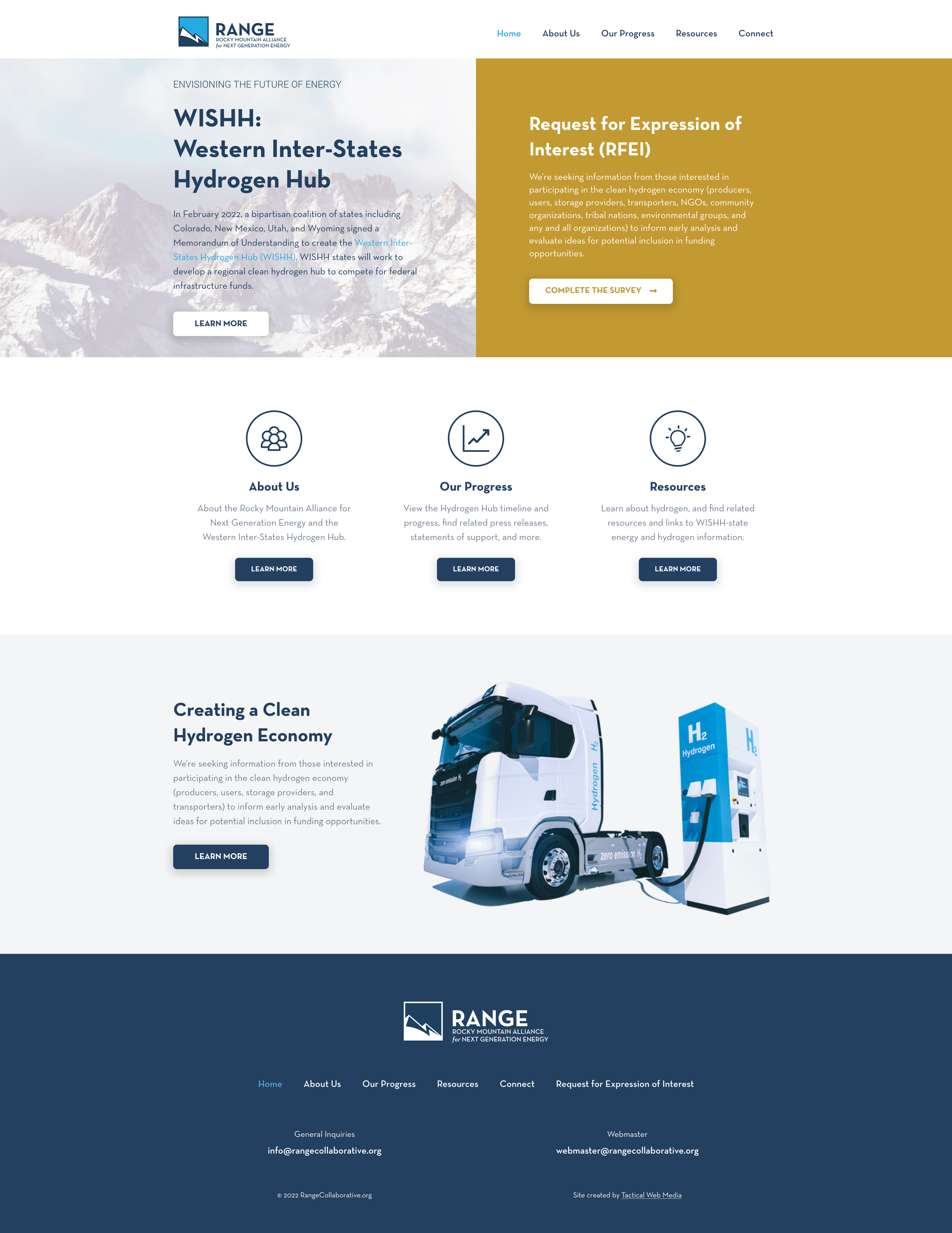 Rocky Mountain Alliance for Next Generation Energy Website Design
